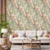 Sarika Green Wallpaper 1 Sarika Green Wallpaper -Robert Dyas Equipment Shop 397843 sarika cream green wallpaper 2